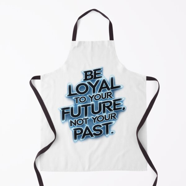 Item preview, Be Loyal to Your Future Not Your Past Neon Typography Sticker | Motivational Quote Design designed and sold by ArtisticShape.