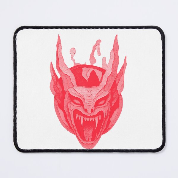 Item preview, Gothic Demon Mask Tattoo - Blood Red Silhouette designed and sold by Ideniquo.