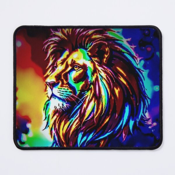 Item preview, Leo: Celestial King | Neon Cosmic Zodiac Lion designed and sold by Jus1sicpuppy.
