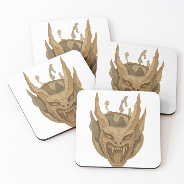 Item preview, Gothic Demon Mask Tattoo - Aged Bone Edition designed and sold by Ideniquo.