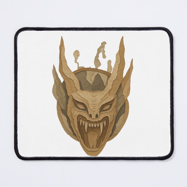 Item preview, Gothic Demon Mask Tattoo - Aged Bone Edition designed and sold by Ideniquo.