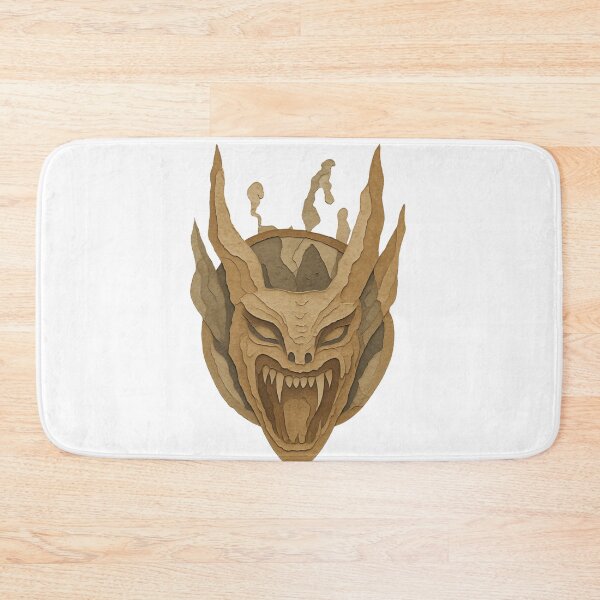 Item preview, Gothic Demon Mask Tattoo - Aged Bone Edition designed and sold by Ideniquo.