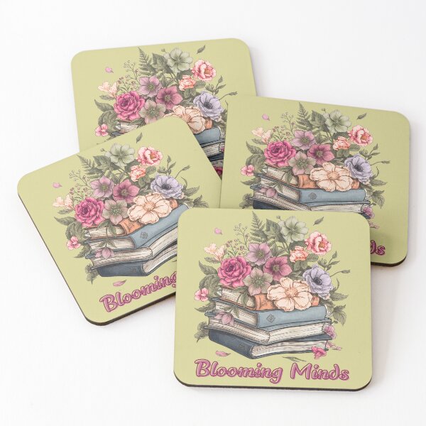Item preview, Books and Flowers - Blooming Minds designed and sold by UUniqueIImprint.
