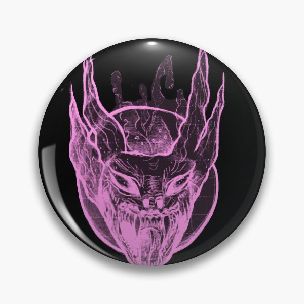 Item preview, Gothic Demon Mask Tattoo - Pastel Pink Goth designed and sold by Ideniquo.