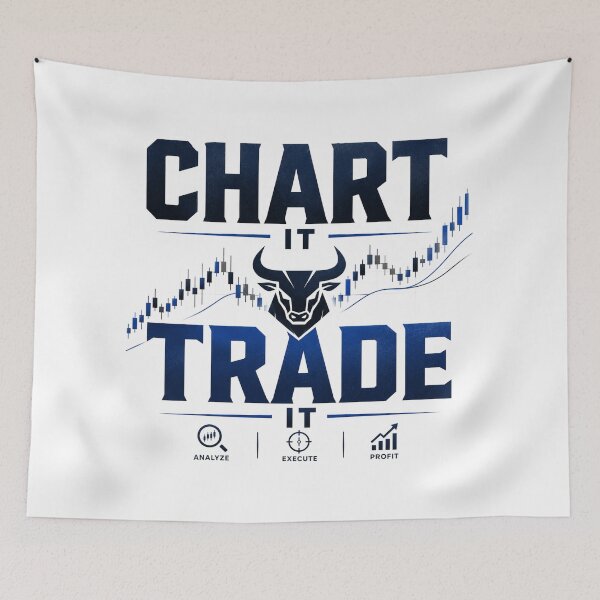 Item preview, Chart It Trade It | Forex Trading Motivation designed and sold by PipForgeStudio .