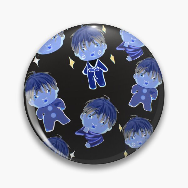 Item preview, Cute Blue Anime Chibi Stars Pattern designed and sold by Conspirador.
