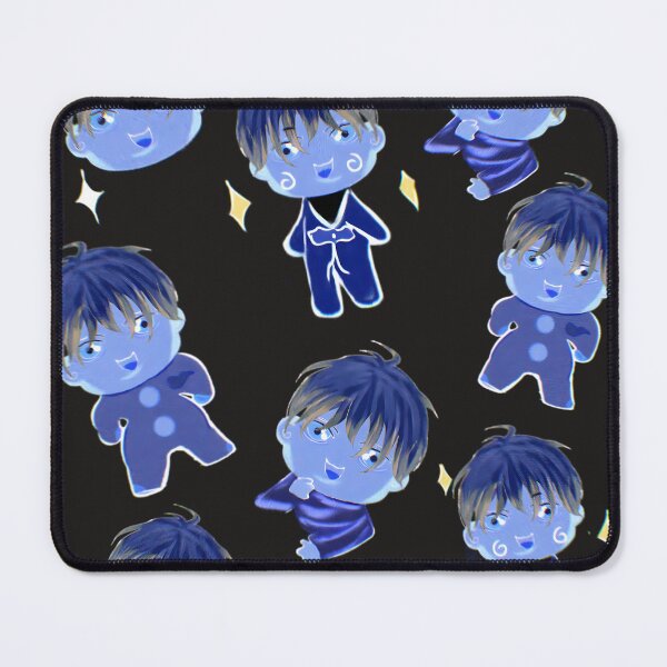 Item preview, Cute Blue Anime Chibi Stars Pattern designed and sold by Conspirador.