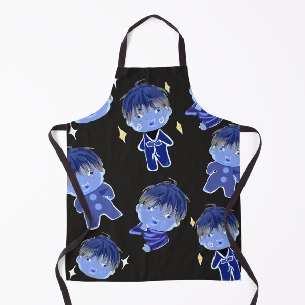 Item preview, Cute Blue Anime Chibi Stars Pattern designed and sold by Conspirador.