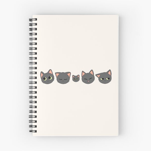 Item preview, Five Moods of a Grey Cat designed and sold by Deep Descent.