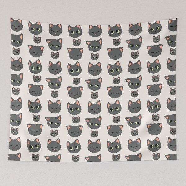 Item preview, Five Moods of a Grey Cat designed and sold by Deep Descent.