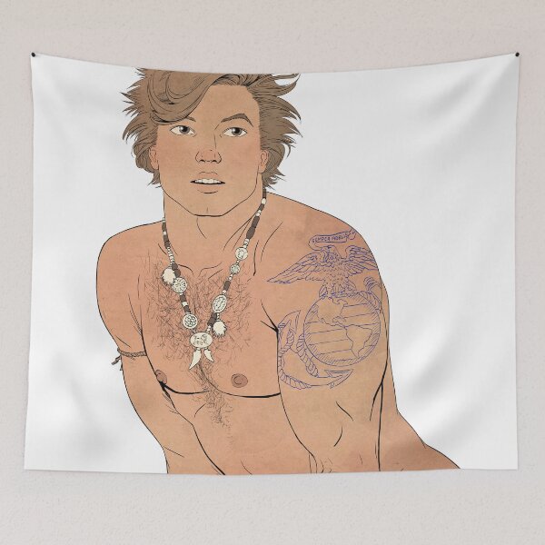 Item preview, Marine Tattoo (without Background) designed and sold by MichaelJFoley.