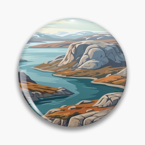 Item preview, Ukkusiksalik National Park Canada Travel Vintage designed and sold by RareDeerArt.