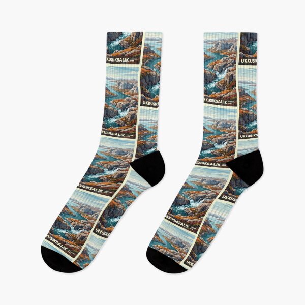 Item preview, Ukkusiksalik National Park Canada Travel Vintage designed and sold by RareDeerArt.