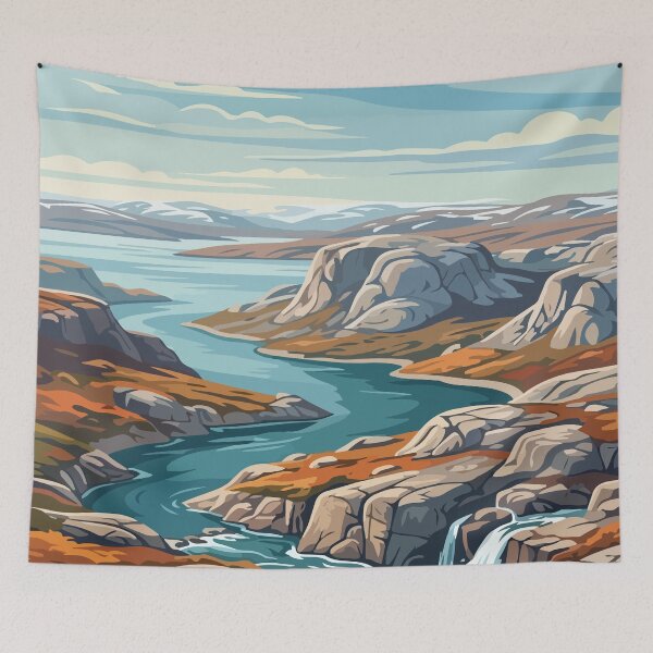 Item preview, Ukkusiksalik National Park Canada Travel Vintage designed and sold by RareDeerArt.