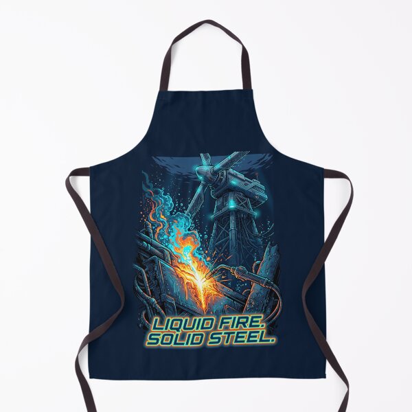 Item preview, Underwater Welding Liquid Fire Solid Steel Cyberpunk designed and sold by SplashTastic.