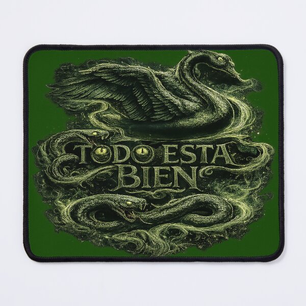 Item preview, Todo va bien – Diseño gótico oscuro con cisne y serpiente designed and sold by Alchemy Forge.