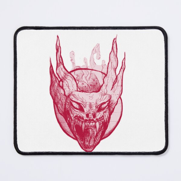 Item preview, Gothic Demon Mask Tattoo - Acid Red designed and sold by Ideniquo.