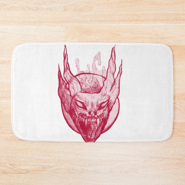 Item preview, Gothic Demon Mask Tattoo - Acid Red designed and sold by Ideniquo.