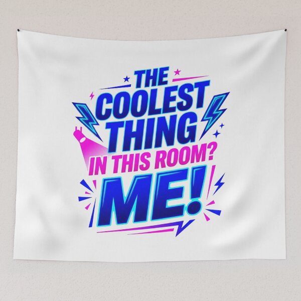 Item preview, The Coolest Thing Spotlight Neon Typography designed and sold by KhAIa Reeve Art Studio.
