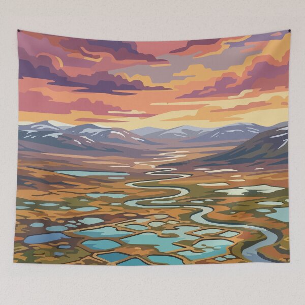 Item preview, Vuntut National Park Canada Travel Vintage designed and sold by RareDeerArt.