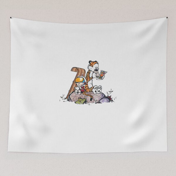 Item preview, Calvin and Hobbes Funny Ride Together  designed and sold by memoryweaverart.