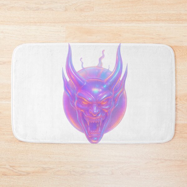 Item preview, Gothic Demon Mask Tattoo - Holographic Iridescent designed and sold by Ideniquo.