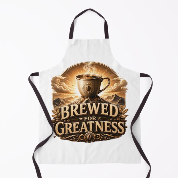 Item preview, Brewed For Greatness Coffee Motivation designed and sold by pradeepvisuals.