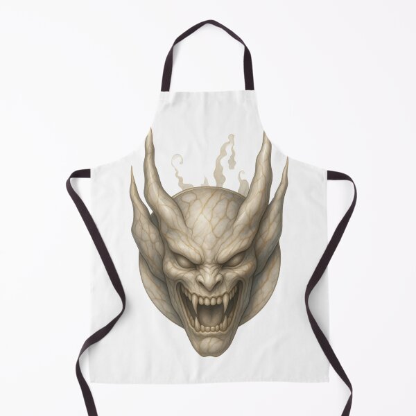 Item preview, Gothic Demon Mask Tattoo - Ancient Stone Edition designed and sold by Ideniquo.