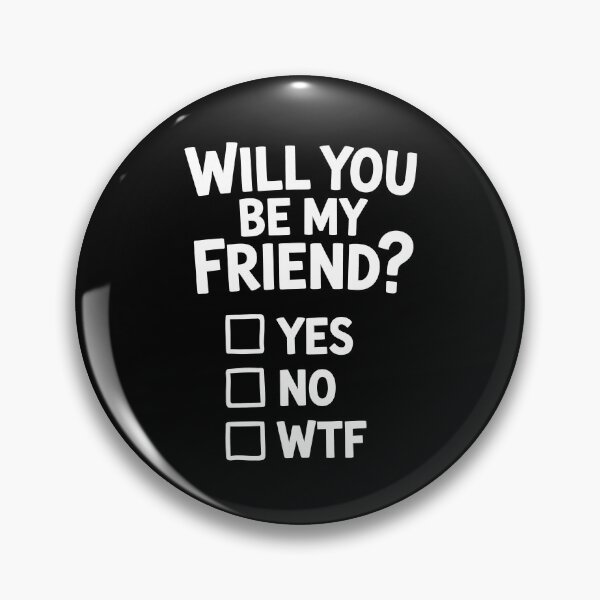 Item preview, Will You Be My Friend Funny Checklist Best Friend Gift designed and sold by Say It With Ink.