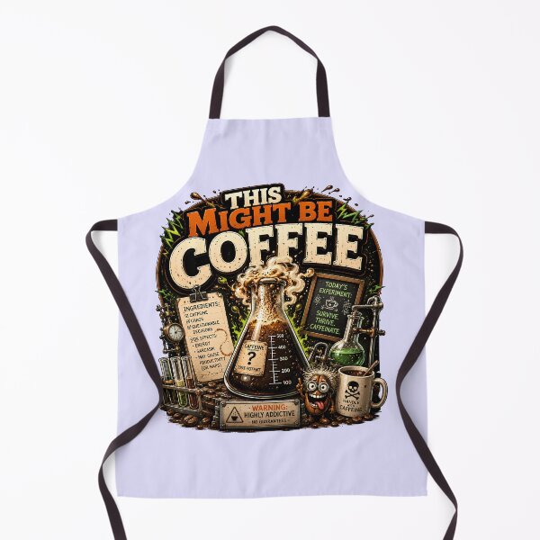 Item preview, This Might Be Coffee Funny Caffeine Humor designed and sold by pradeepvisuals.