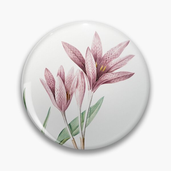 Item preview, Autumn Crocus Flowers Vintage Botanical Illustration designed and sold by TheRetroArtRoom.