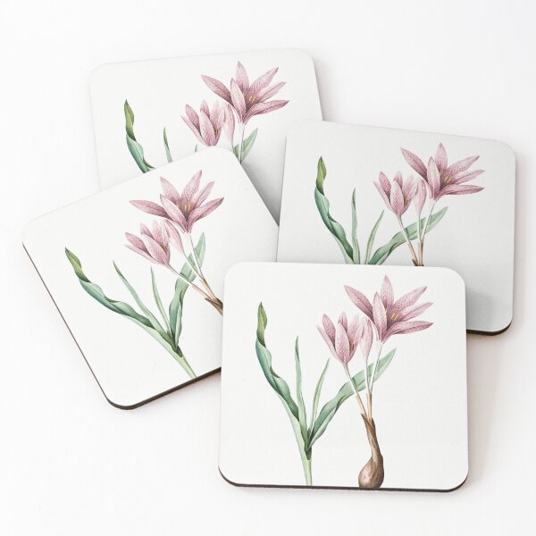 Item preview, Autumn Crocus Flowers Vintage Botanical Illustration designed and sold by TheRetroArtRoom.