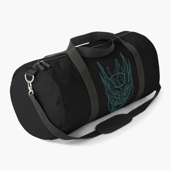 Item preview, Gothic Demon Mask Tattoo - Cyan Ink Linework designed and sold by Ideniquo.