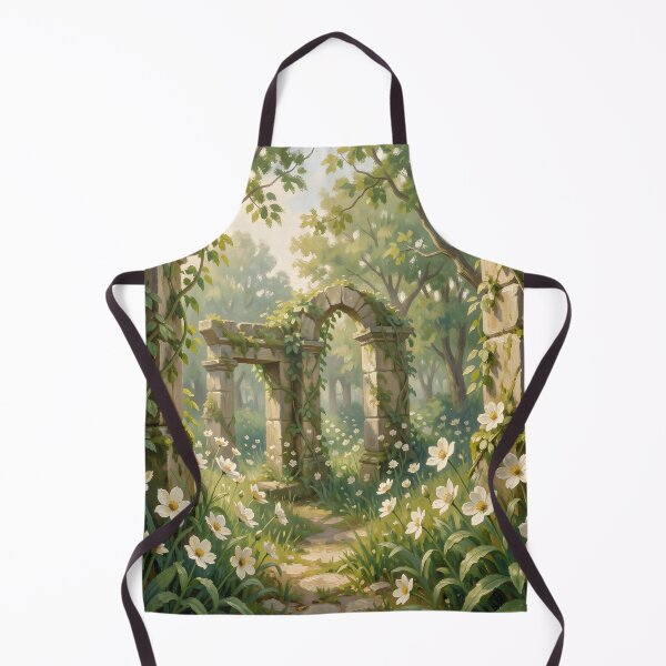Item preview, Forest Landscape with White Flowers and Ivy designed and sold by Vicky Brago-Mitchell®.