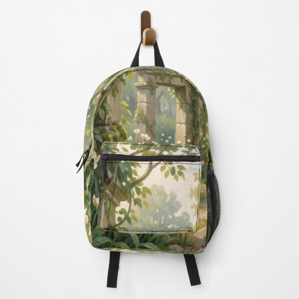 Item preview, Forest Landscape with White Flowers and Ivy designed and sold by Vicky Brago-Mitchell®.