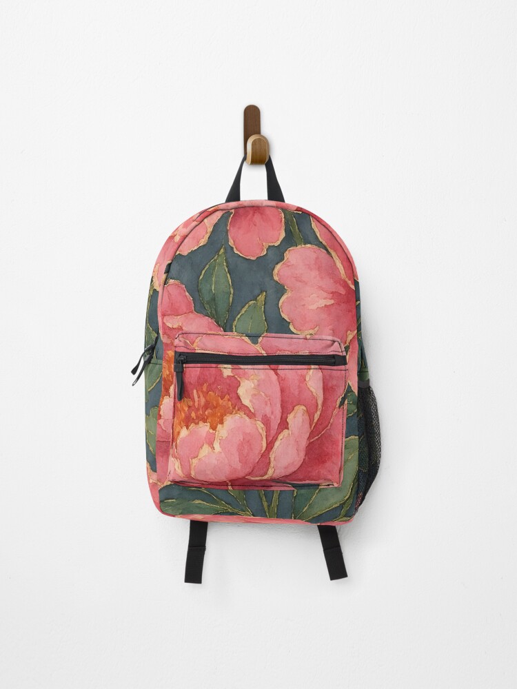 Thumbnail 1 of 3, Backpack, Peony  designed and sold by GraphicsClub.