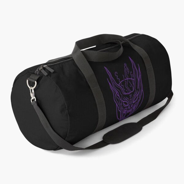 Item preview, Gothic Demon Mask Tattoo - Purple Ink Linework designed and sold by Ideniquo.