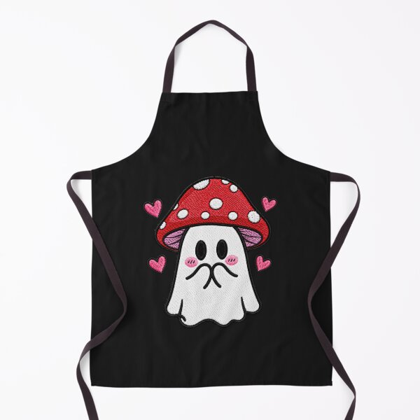 Item preview, Shy Ghost Kawaii Embroidery Patch Design Cute Mushroom Boo designed and sold by ColorSplash123.