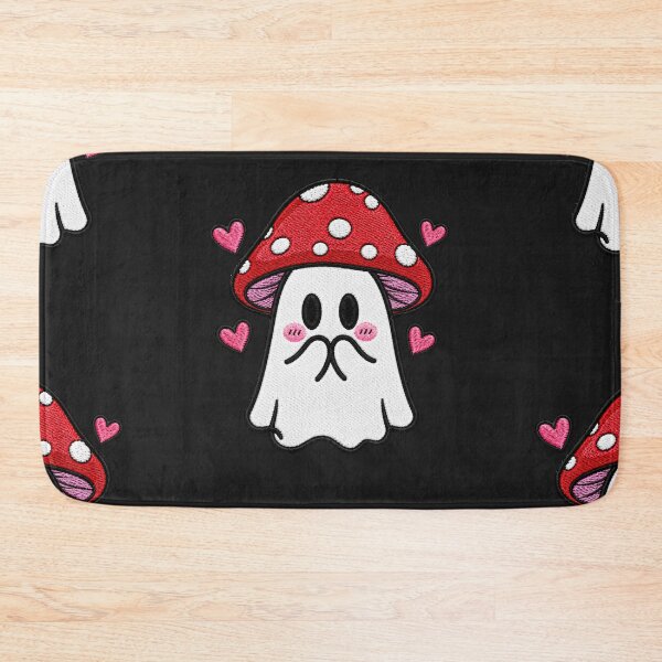Item preview, Shy Ghost Kawaii Embroidery Patch Design Cute Mushroom Boo designed and sold by ColorSplash123.