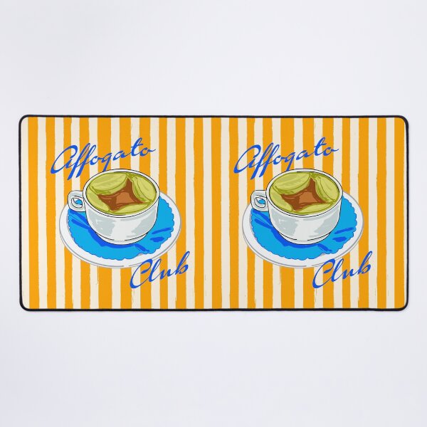 Item preview, Affogato Club Aesthetic Coffee Illustration designed and sold by MaiZephyr.