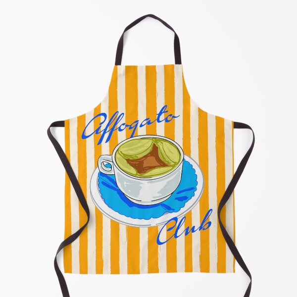 Item preview, Affogato Club Aesthetic Coffee Illustration designed and sold by MaiZephyr.