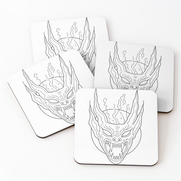Item preview, Gothic Demon Mask Tattoo - Raw Linework Sketch designed and sold by Ideniquo.