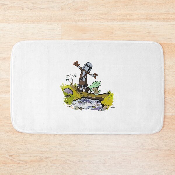 Item preview, Mando and Hobbes designed and sold by memoryweaverart.