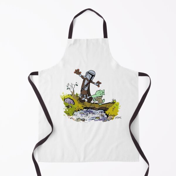 Item preview, Mando and Hobbes designed and sold by memoryweaverart.
