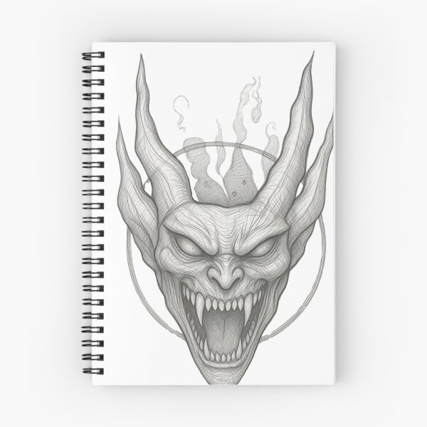 Item preview, Gothic Demon Mask Tattoo - Silver Metal Edition designed and sold by Ideniquo.