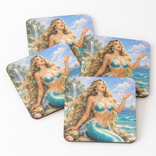 Item preview, Singing Mermaid designed and sold by lumiereartco.