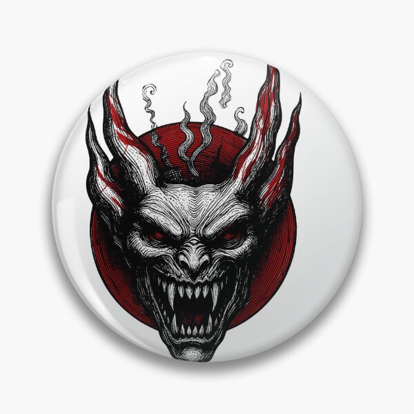 Item preview, Gothic Demon Mask Tattoo - Trash Polka Edition  designed and sold by Ideniquo.