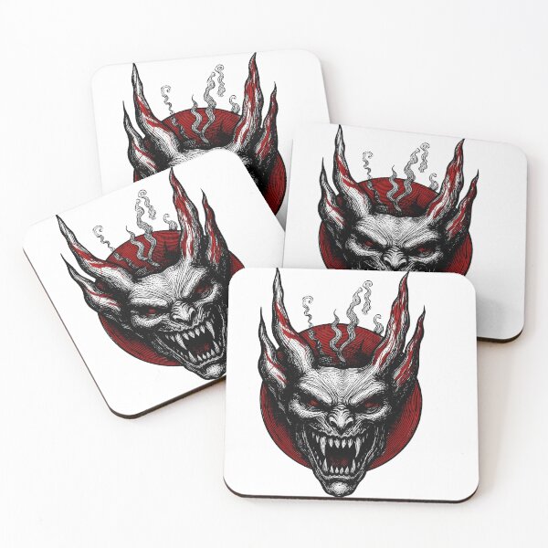 Item preview, Gothic Demon Mask Tattoo - Trash Polka Edition  designed and sold by Ideniquo.