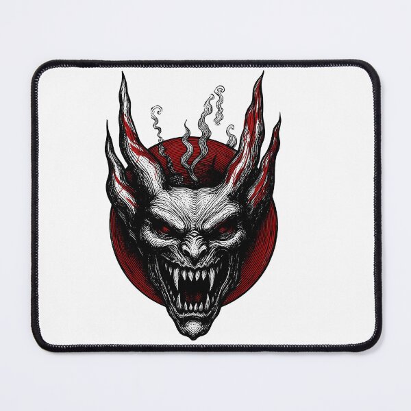 Item preview, Gothic Demon Mask Tattoo - Trash Polka Edition  designed and sold by Ideniquo.