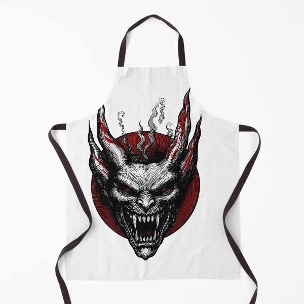 Item preview, Gothic Demon Mask Tattoo - Trash Polka Edition designed and sold by Ideniquo.